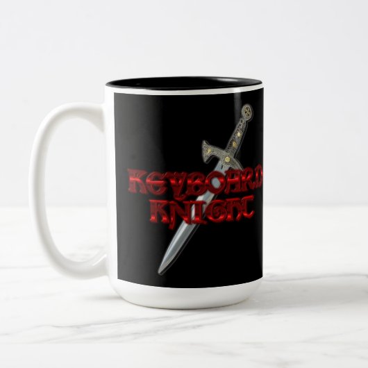 Keyboard Knight MMORPG-Tasse Zweifarbige Tasse (Links)