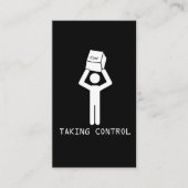 Keyboard-Kontrolle-Programmierer Informatik-Nerd Visitenkarte (Vorderseite)