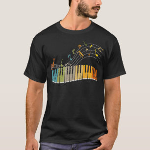 Keyboard Pianist Funny Musician Piano Kunstmusik T T-Shirt