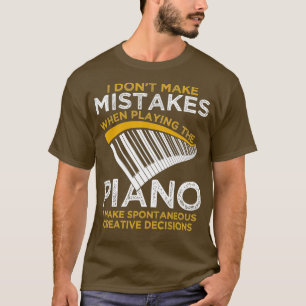 Keyboard Pianist gibt Musikerpiano T-Shirt