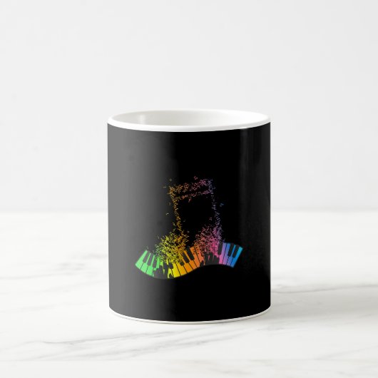 Keyboard Piano Player Funny Musician Keyboarder Kaffeetasse (Mittel)
