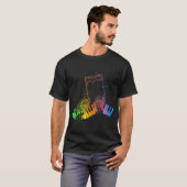 Keyboard Piano Player Funny Musician Keyboarder T-Shirt (Vorne ganz)