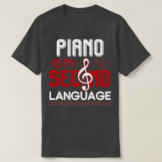 Keyboard Piano Player - Geschenk Piano T-Shirt (Design vorne)