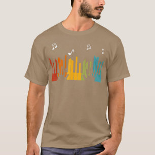 Keyboard Piano Player - Geschenk Piano T-Shirt