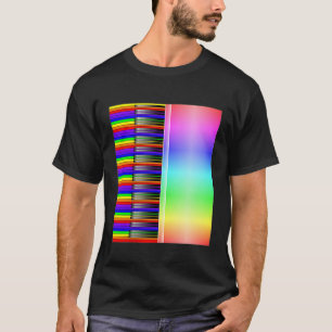 Keyboard Piano Rainbow T - Shirt