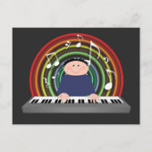 Keyboard-Player Postkarte (Vorderseite)