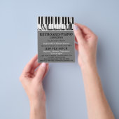 Keyboard-Player, Tastatur, Klavierunterricht Flyer (Gruppe)