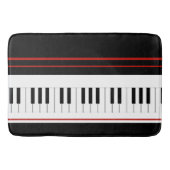Keyboard-Serenade Badematte (Vorderseite)