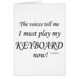 Keyboard-Stimmen müssen spielen