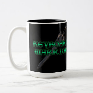 Keyboard Warrior MMORPG-Tasse Zweifarbige Tasse