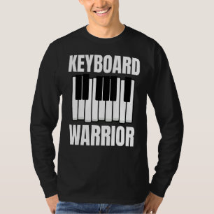 Keyboard Warrior Synth Music Producer Synthesizer T-Shirt