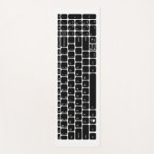 Keyboard Yogamatte (Vorderseite)