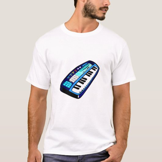 KeyboardElectricBlue T-Shirt (Vorderseite)