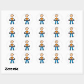 Keyboarder-Sticker Aufkleber (Blatt)