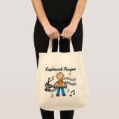 Keyboarder-T-Shirts und Geschenke Tragetasche (Vorderseite (Produkt))