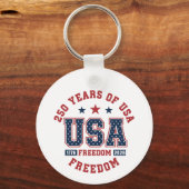 Keychain-America Patriotic 250th Anniversary Schlüsselanhänger (Vorderseite)