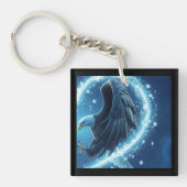 Keychain Bald Eagle Heart - Romantic Matching Soul Schlüsselanhänger (Vorderseite)