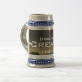 Keychain Bierglas (Vorderseite Links)