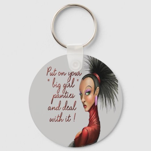 Keychain "Big Girls Panties" Schlüsselanhänger (Vorderseite)