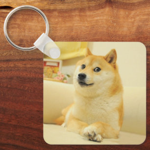 Keychain Doge Dog Me Double Sided Schlüsselanhänger