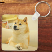 Keychain Doge Dog Me Double Sided Schlüsselanhänger (Rückseite)