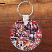 Keychain – Fragmented Pulse Schlüsselanhänger (Rückseite)