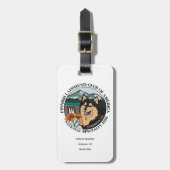 Keychain Gepäckanhänger (Vorderseite vertikal)