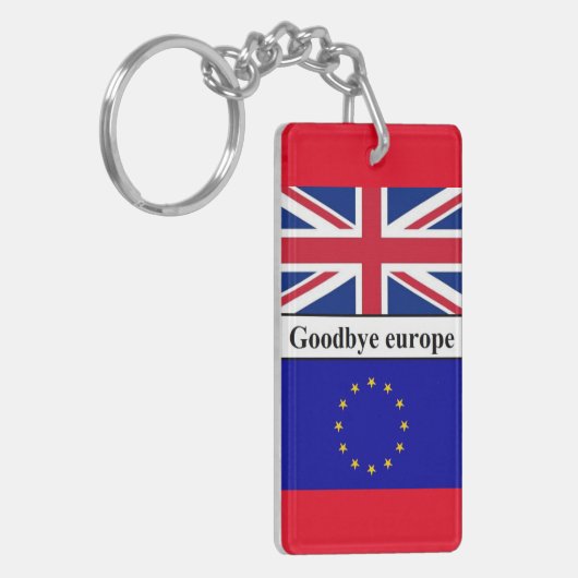 Keychain Goodbye Europe Schlüsselanhänger (Vorderseite links)