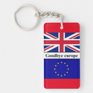 Keychain Goodbye Europe Schlüsselanhänger