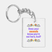 Keychain hockey gift does coach know schlüsselanhänger (Vorderseite links)