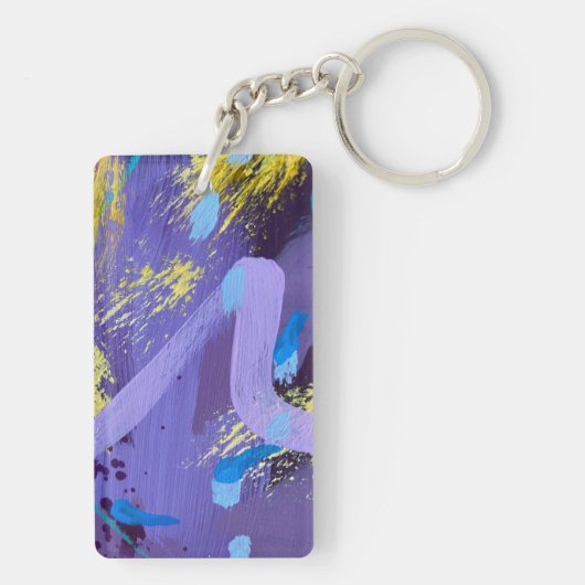 Keychain in Sparkler Design Schlüsselanhänger (Rückseite)