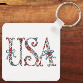   Keychain Patriotic US 250th Anniversary Keychain Schlüsselanhänger (Rückseite)