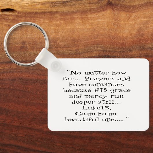 Keychain Schlüsselanhänger (Rückseite)