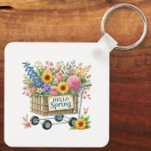 Keychain-Spring Floral Keychain Schlüsselanhänger (Rückseite)