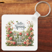 Keychain-Spring Floral Keychain Schlüsselanhänger (Rückseite)