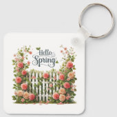 Keychain-Spring Floral Keychain Schlüsselanhänger (Rückseite)