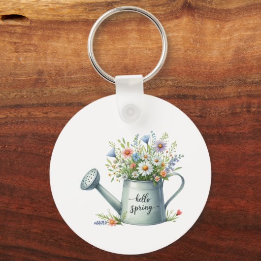 Keychain-Spring Floral Keychain Schlüsselanhänger (Rückseite)