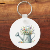 Keychain-Spring Floral Keychain Schlüsselanhänger (Vorderseite)