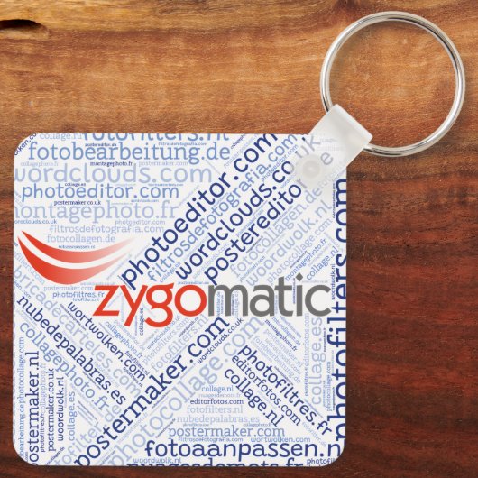 Keychain (square) schlüsselanhänger (Rückseite)