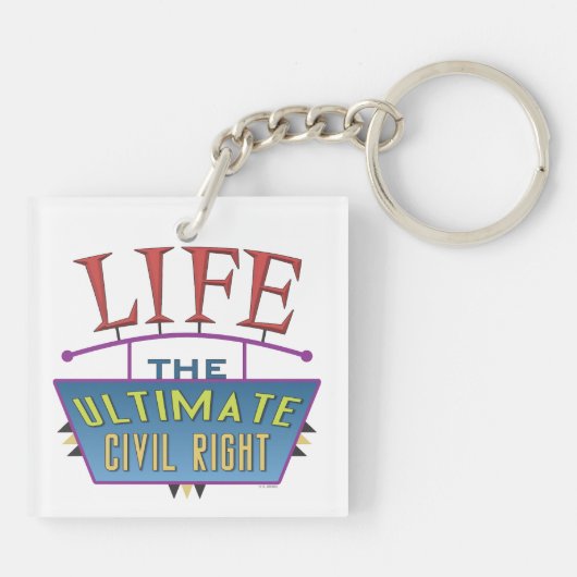 Keychain to promote life. schlüsselanhänger (Rückseite)