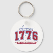 Keychain USA 250th Anniversary Patriotic Keychain Schlüsselanhänger (Rückseite)