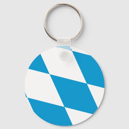 Keychain with Flag of Bavaria, Germany Schlüsselanhänger (Vorderseite)