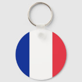 Keychain with Flag of France Schlüsselanhänger (Vorderseite)