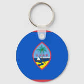 Keychain with Flag of Guam Schlüsselanhänger (Vorderseite)