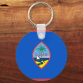 Keychain with Flag of Guam Schlüsselanhänger (Vorderseite)