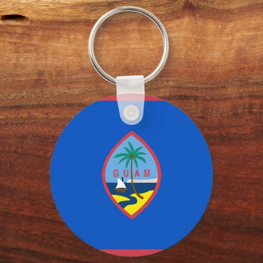 Keychain with Flag of Guam Schlüsselanhänger (Vorderseite)