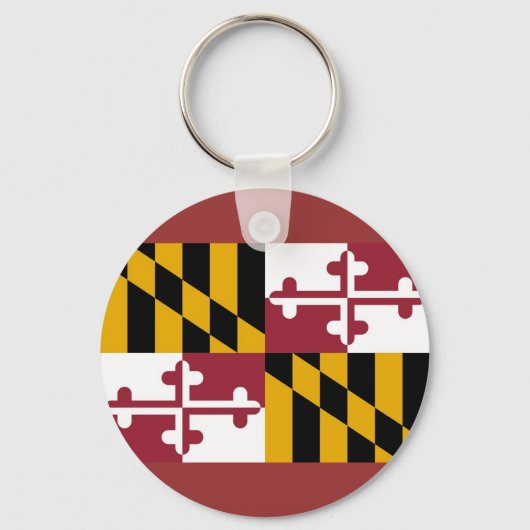 Keychain with Flag of Maryland State Schlüsselanhänger (Vorderseite)