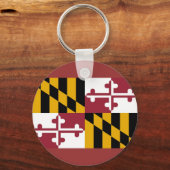 Keychain with Flag of Maryland State Schlüsselanhänger (Vorderseite)