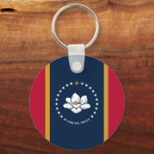Keychain with Flag of Mississippi Schlüsselanhänger (Vorderseite)