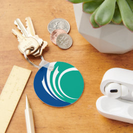 Keychain with Flag of Ottawa, Canada Schlüsselanhänger